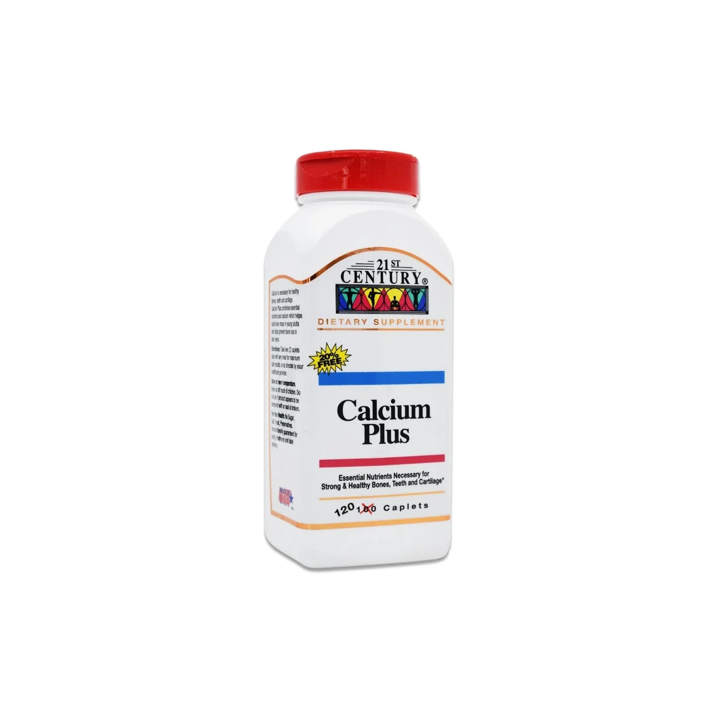 21ST CENTURY CALCIUM PLUS TABLETS 30'S
