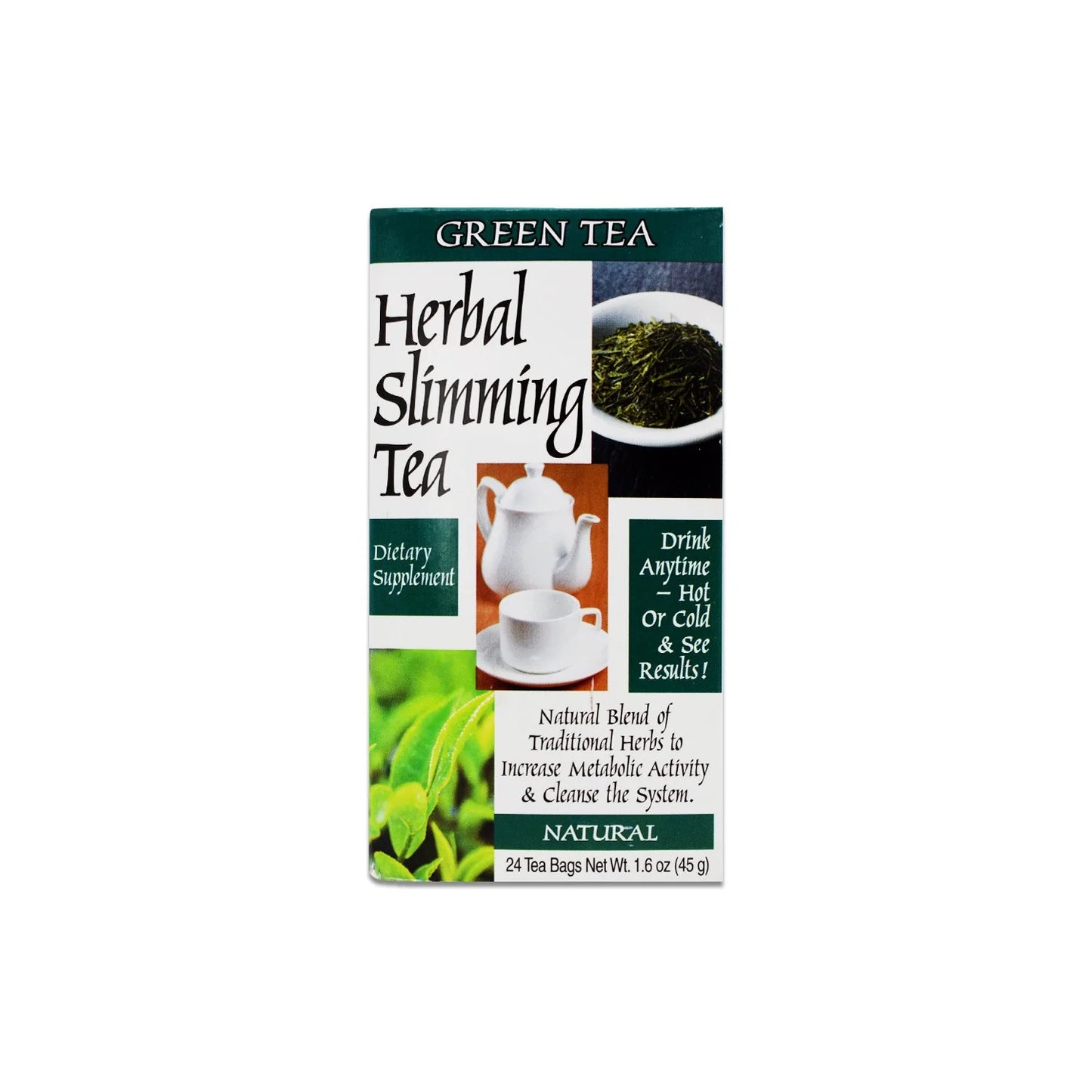 21St Century Green Tea Herbal Slimming Tea 24'S