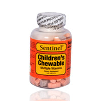 Sentinel Children Chewable Multiple Vitamins Tablets 100'S