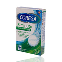 Corega Cleanser Full Dentures Tablets 36'S