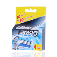 Gillette Mach3 Turbo Catridge 4'S