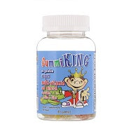 Gummi King Multi Vitamin Vegan Fruits & Fiber Gummies 60'S