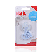 Nuk Rose & Blue Soother Chain 1'S