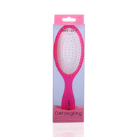 Cala Wet & Dry Detangling Hair Brush Pink