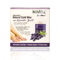Novell Depilatory Natural Cold Wax Lavender 380Gm