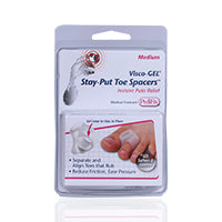 Pedifix P27 Visco Gel Stay Put Toe Spacer Medium