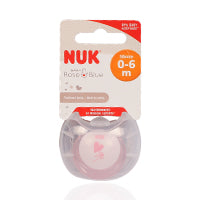 Nuk Silicone Pacifier S1 0-6M 1'S Rose & Pink