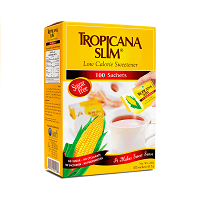 Tropicana Slim Low Calorie Sweetener Sachets 100'S