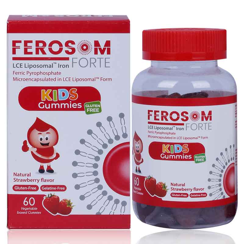 FEROSOM FORT KIDS GUMMIES 60'S