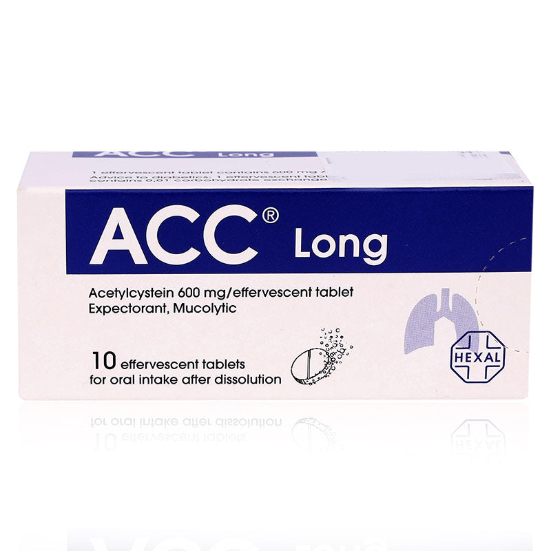 ACC LONG 600MG EFFERVESCENT TABLETS 10'S