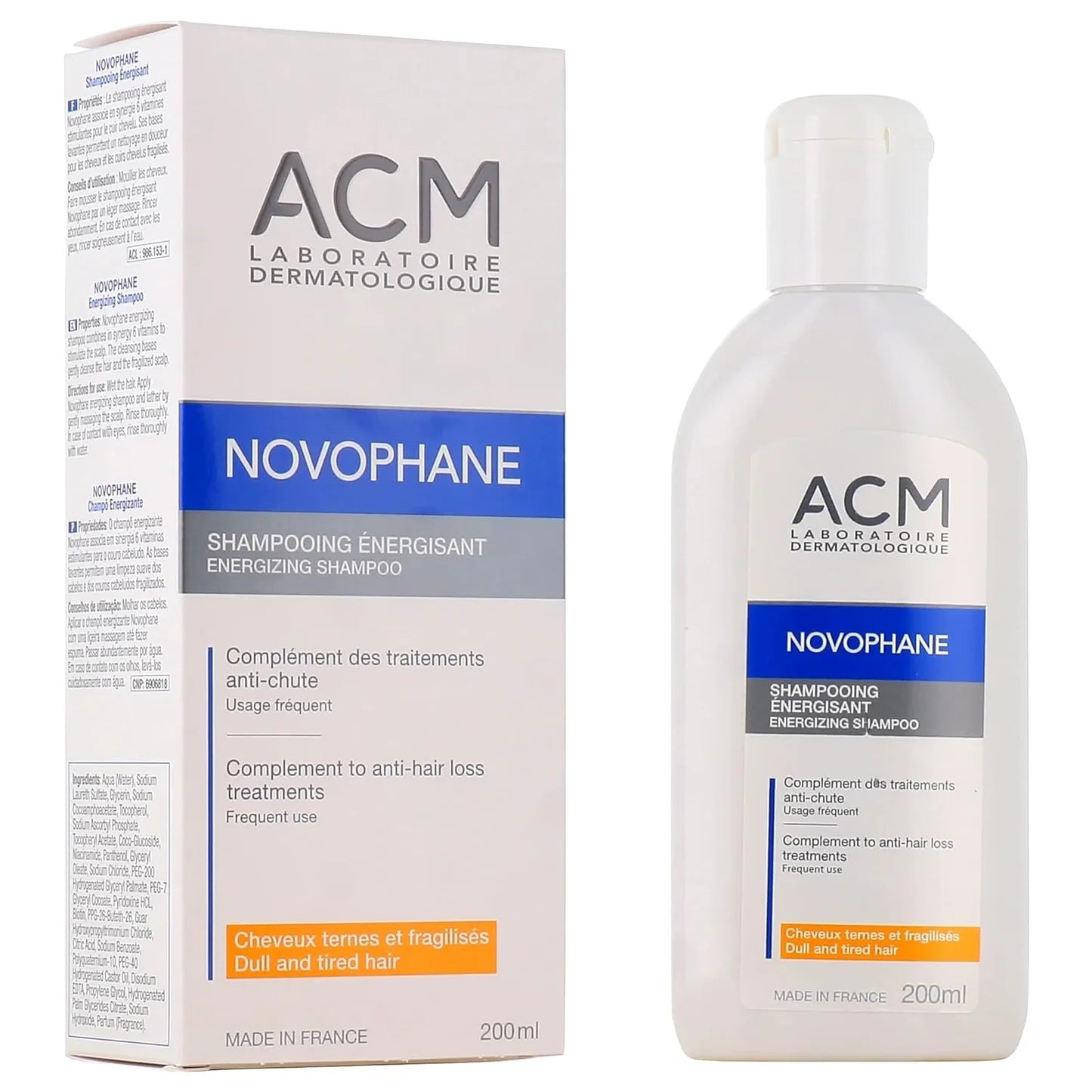 Acm Novophane Energising Shampoo 200Ml