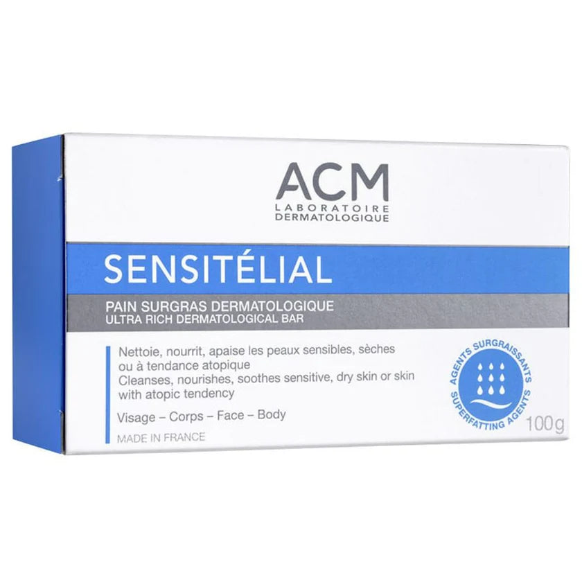 صابونة ACM Sensitelial ULTRA RICH DERMATOLOGICAL BAR 100GM