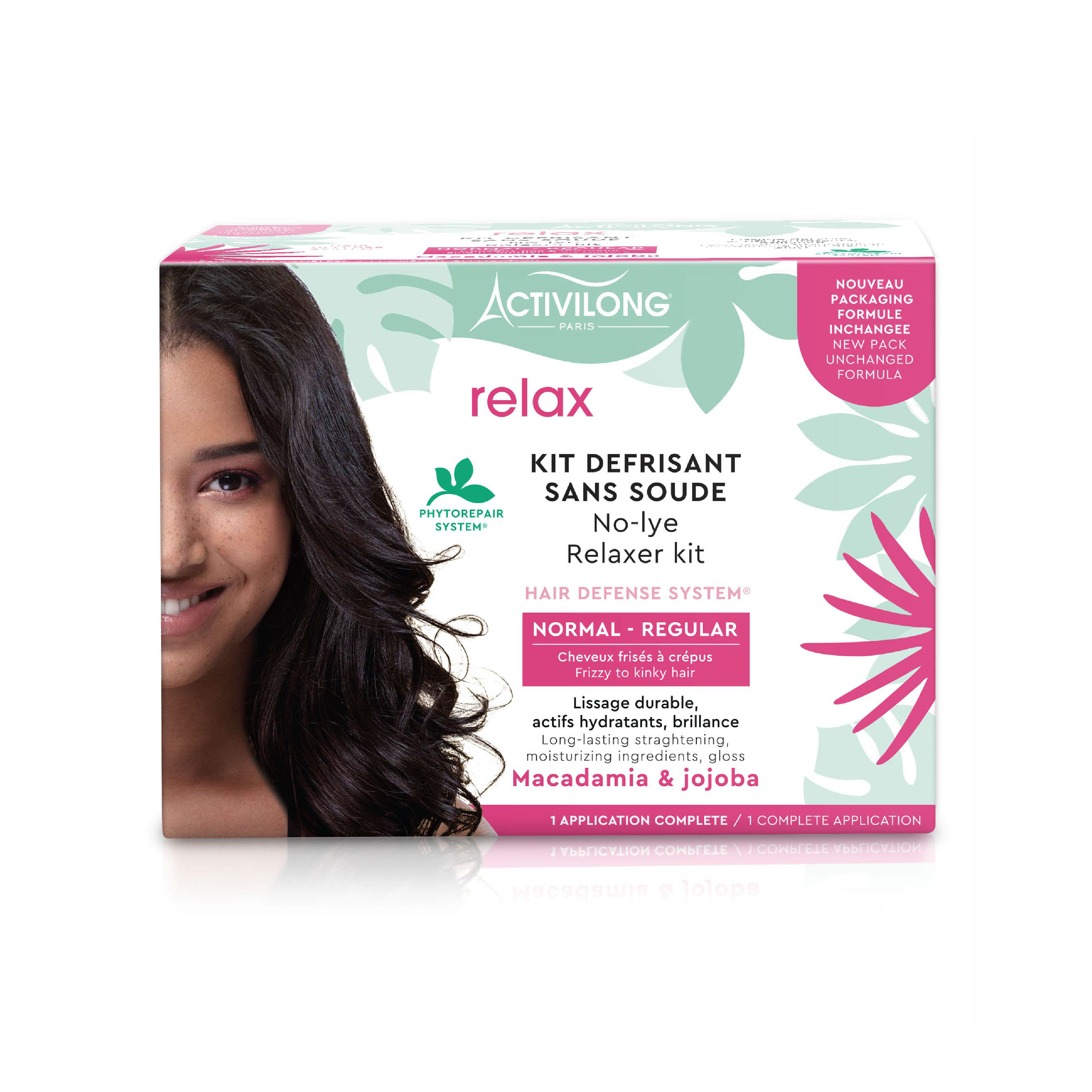 Activilong No Lye Relaxer Kit Regular Macadamia Jojoba – Raf