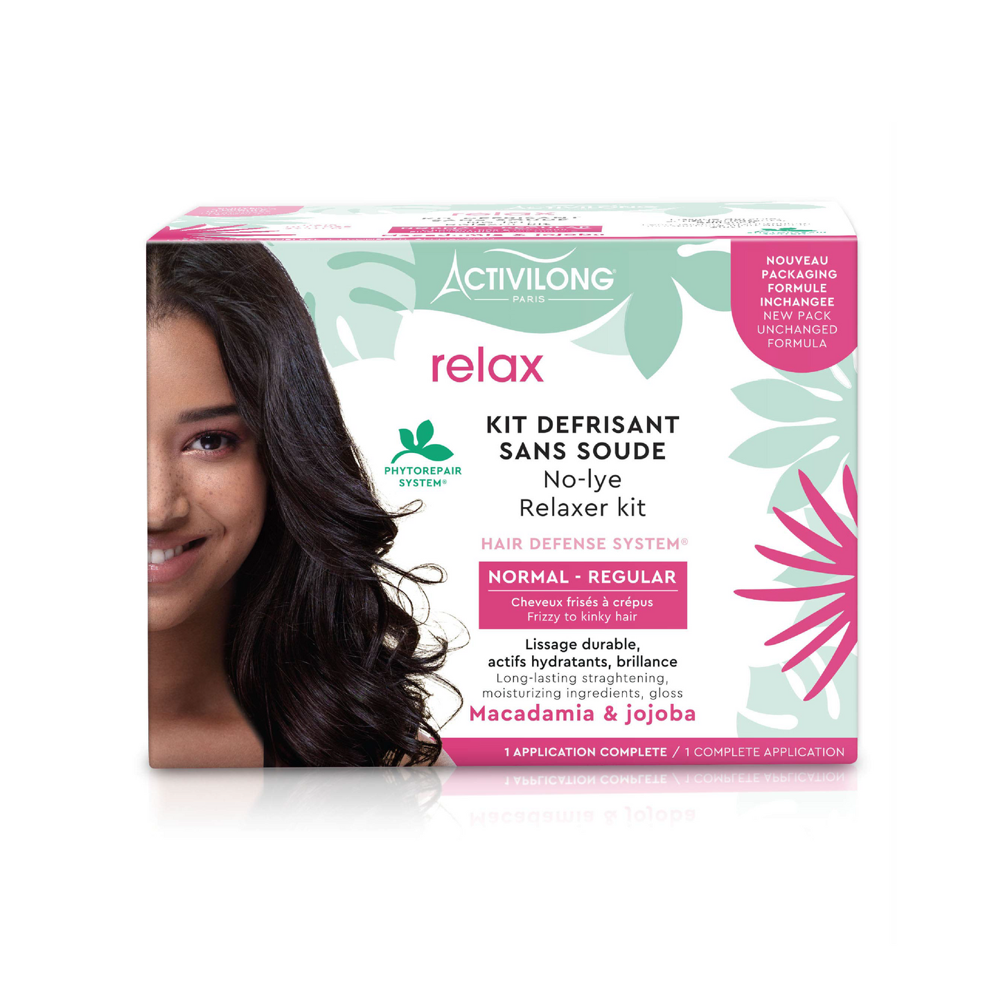Activilong No Lye Relaxer Kit Regular Macadamia & Jojoba