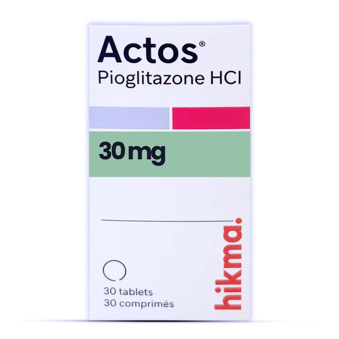 Actos 30mg Tablets 30'S