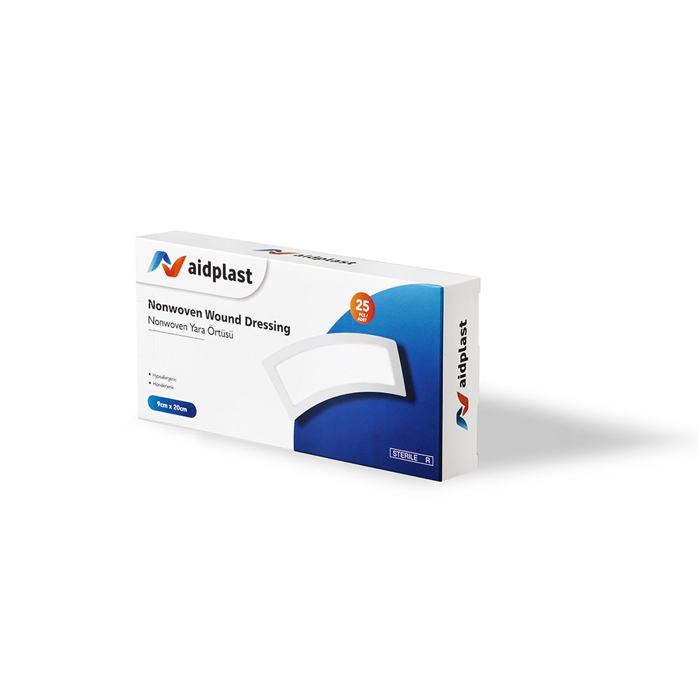 Aidplast Sterile Nonwoven Wound Dressing Plaster 9cmx20cm 25'S V620