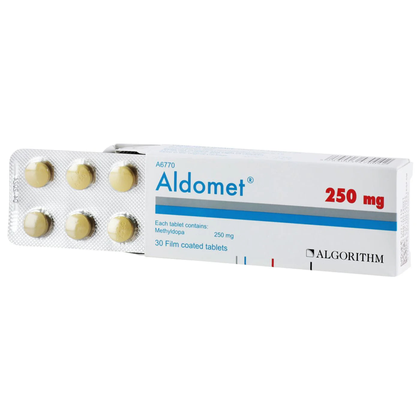 Aldomet 250mg Tablets 30'S