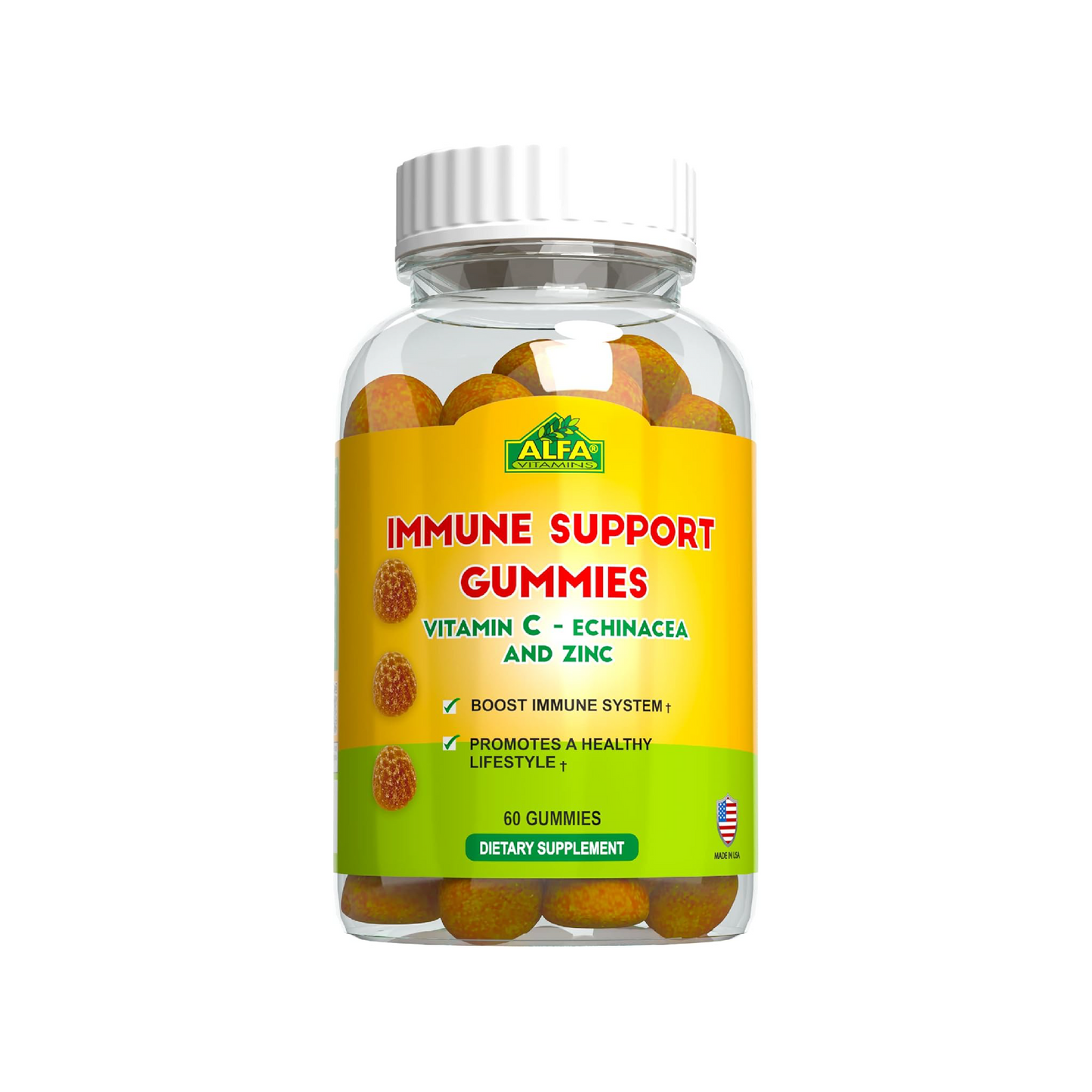 Alfa Immuno Support Gummies 60'S