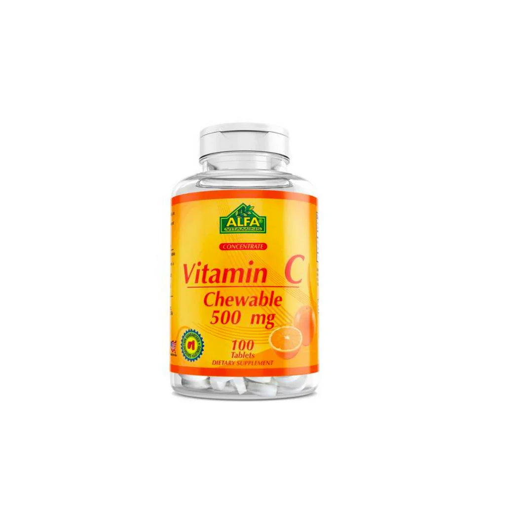 Alfa Vitamin C 500Mg Chewable Tablets 30'S