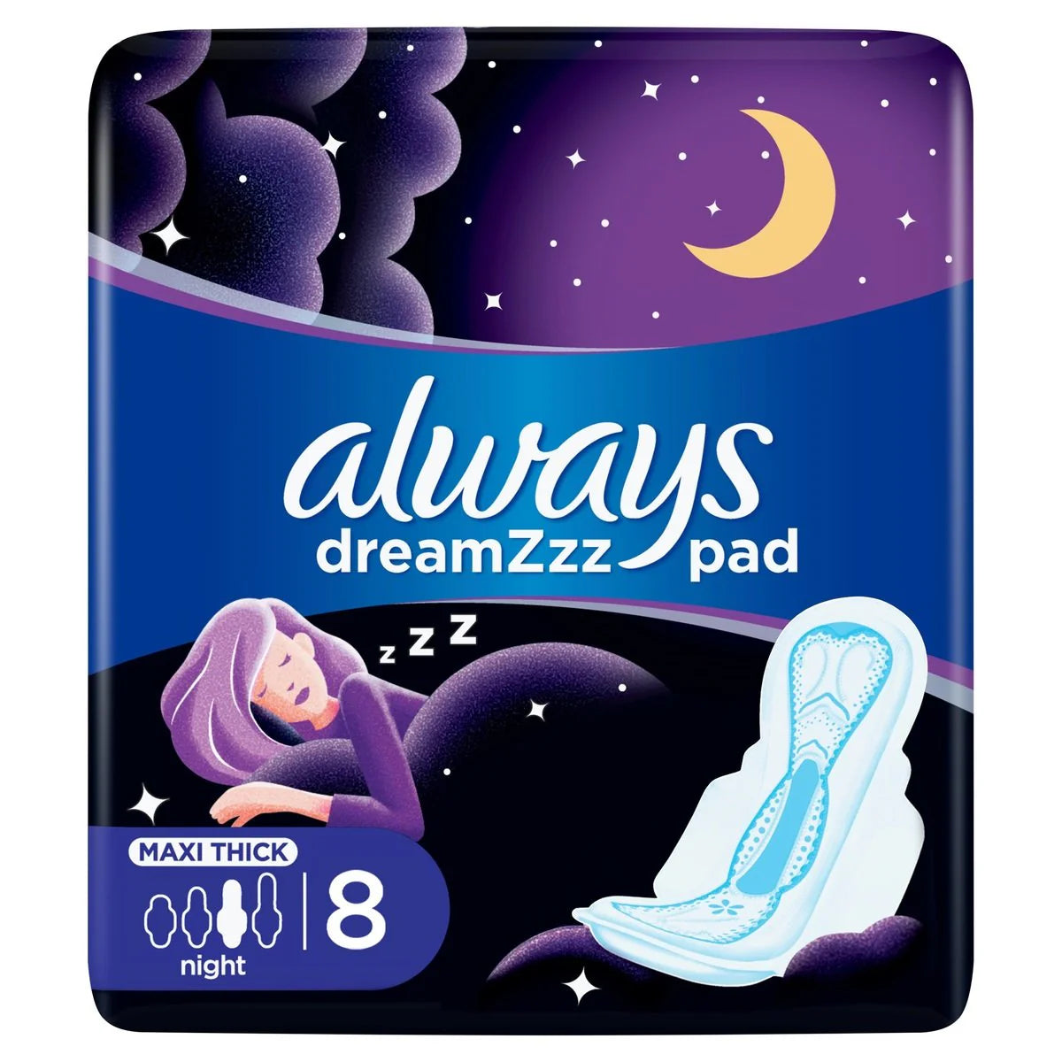 Always Night Pads 8'S
