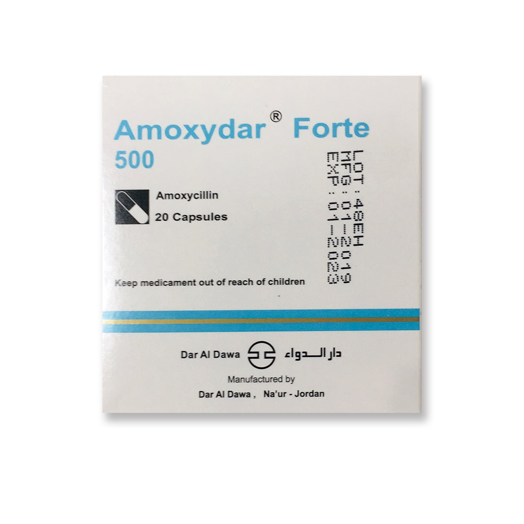 Amoxydar Forte 500mg Capsules 20'S