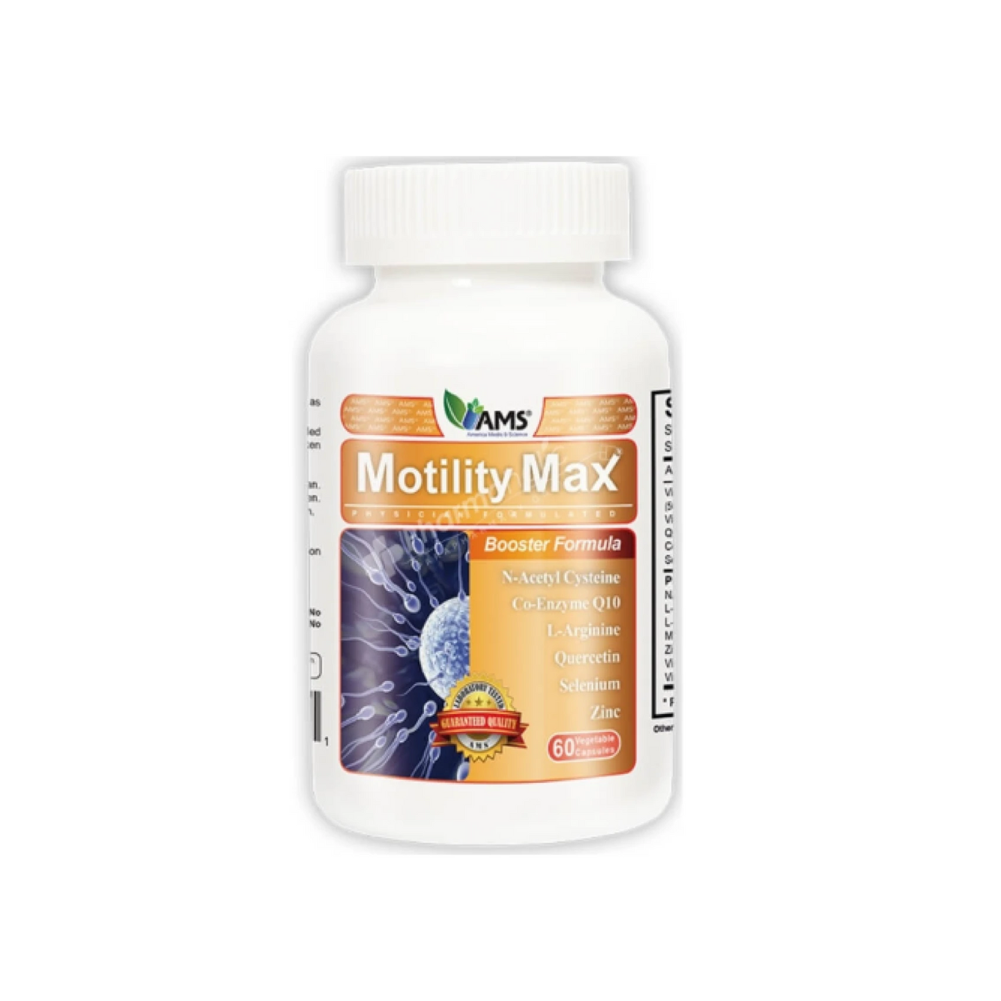 Ams Motility Max Capsules 60'S
