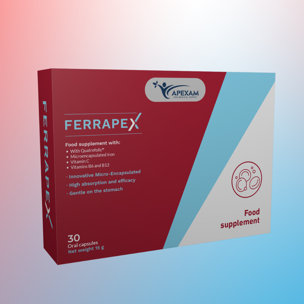 APEXAM FERRAPEX CAPSULE 30'S