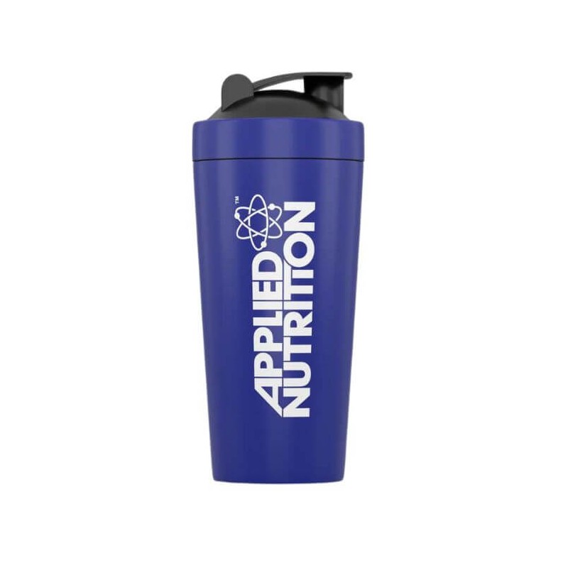 APPLIED NUTRITION METAL SHAKER BOTTLE -BLUE 700ML