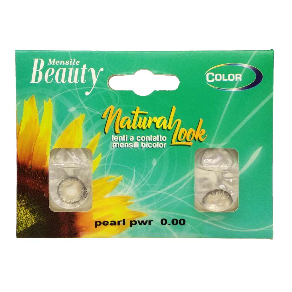 عدسات تجميلية شهرية ثلاثية الألوان على شكل كمثرى، قطعتان