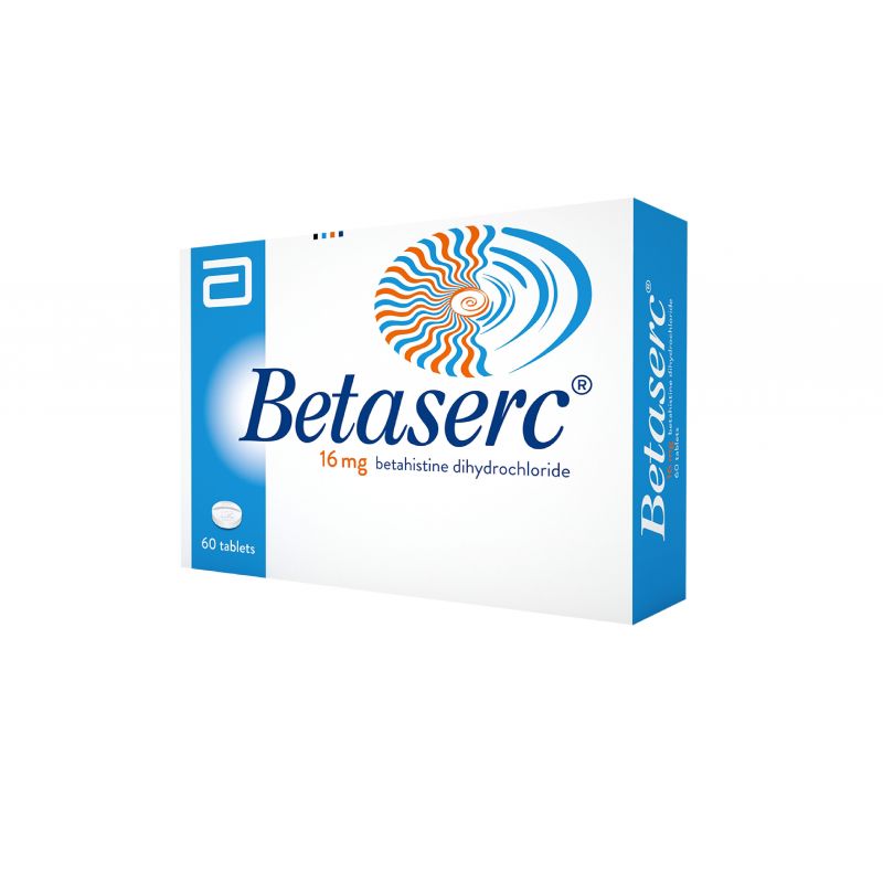 Betaserc 16mg Tablets 60'S