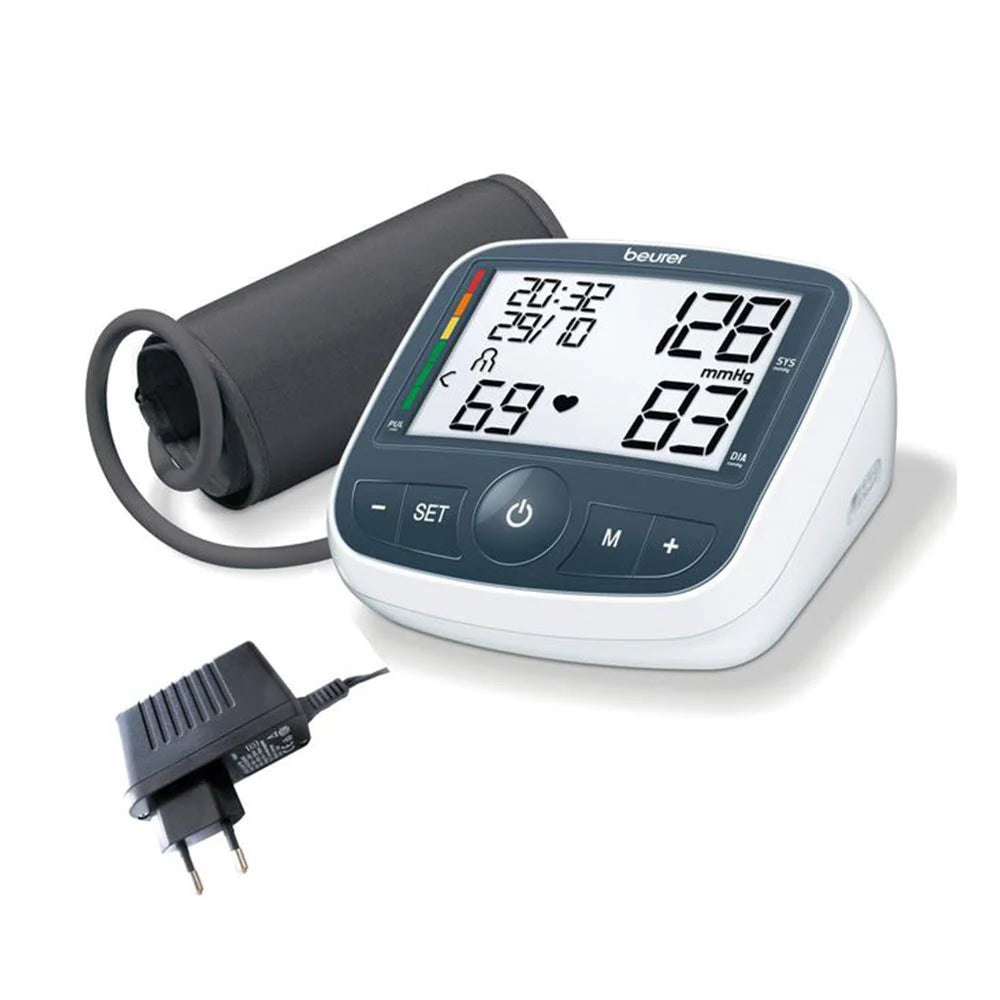 Beurer Bm40 Upper Arm Blood Pressure Monitor With Adaptor
