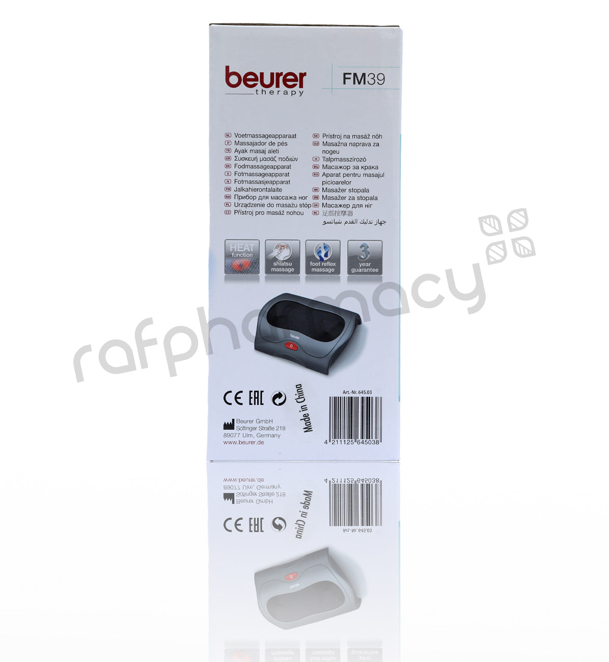BEURER FM39 FOOT BATH MASSAGER