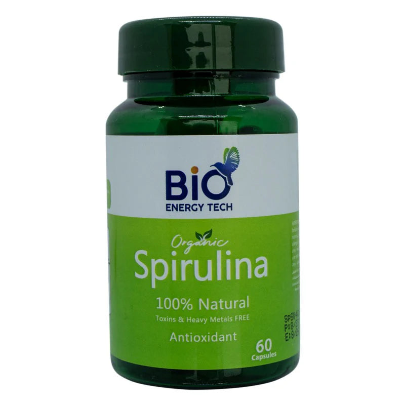 Bioenergy Tech Spirulina Capsules 60'S