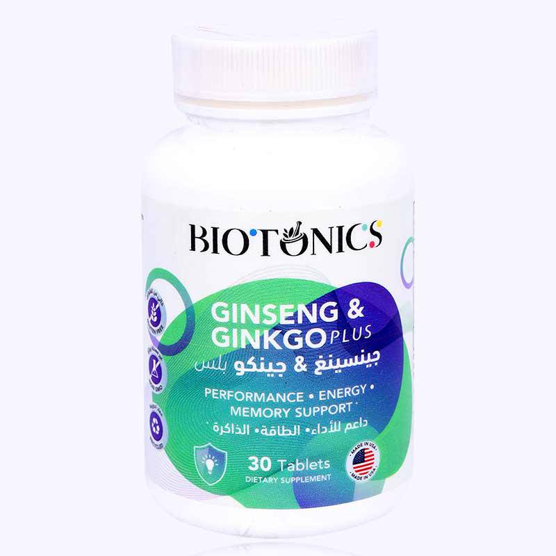 Biotonics Ginseng & Ginkgo Plus Tablet 30'S