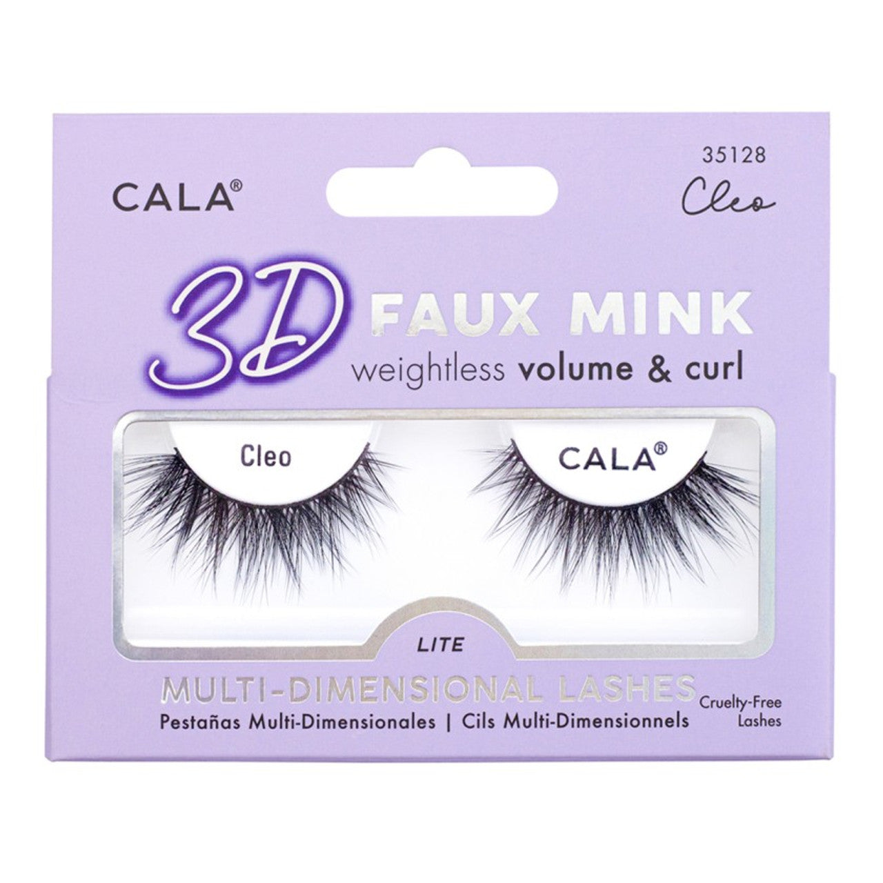 Cala-3D Faux Mink Lashes-Cleo-35128