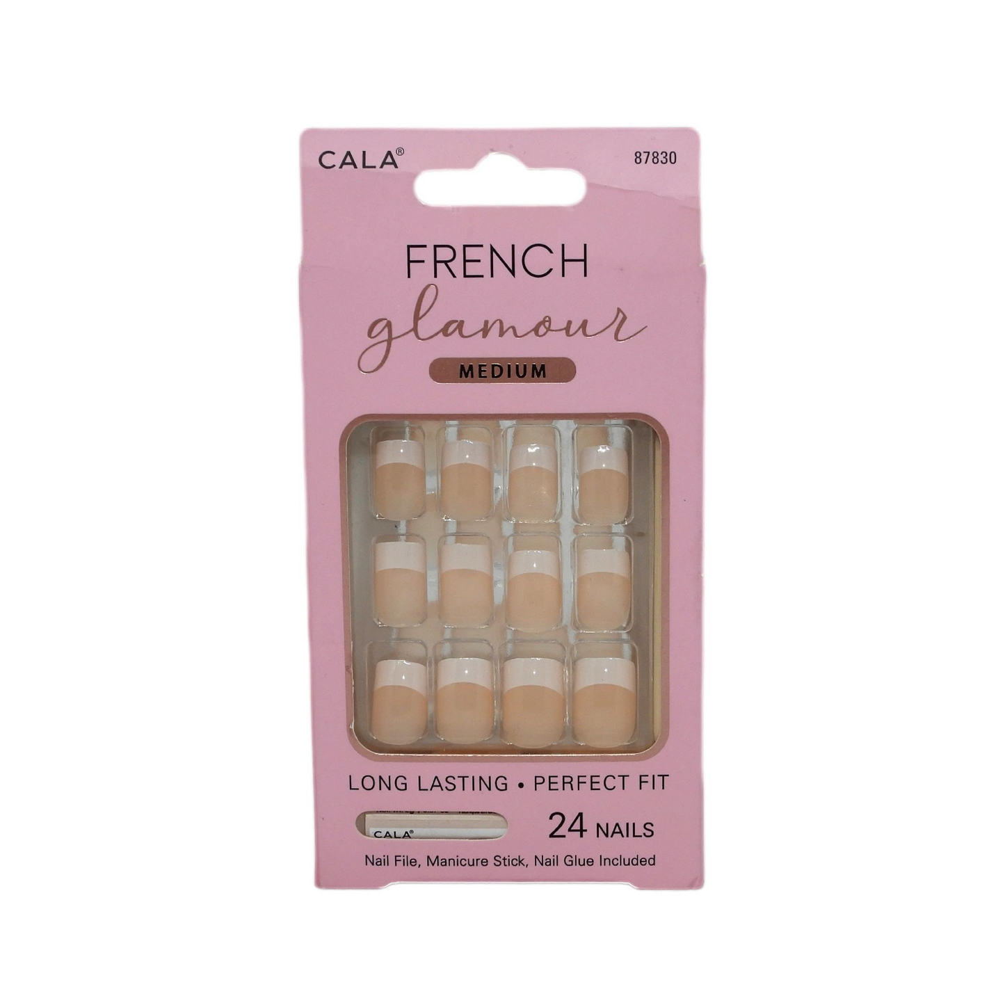 Cala French 87830 Glamour Nail Kit(M) 24'S