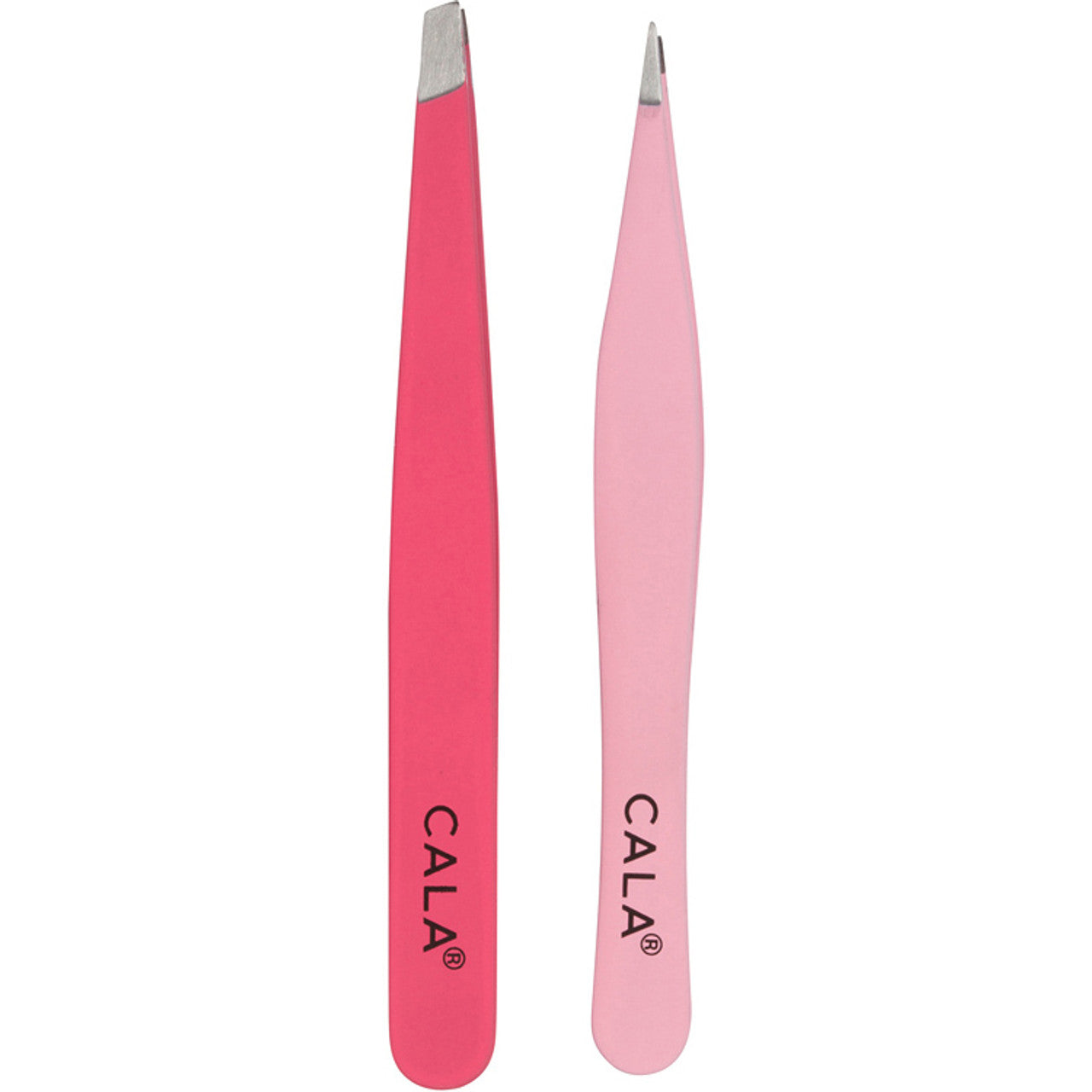 Cala Tweezer Duo Slant+point Coral - 50822