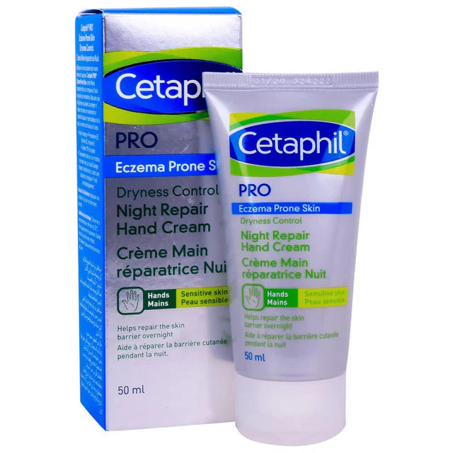 Cetaphil Pro Eczema Prone Skin Hand Night Repair Cream 50Ml