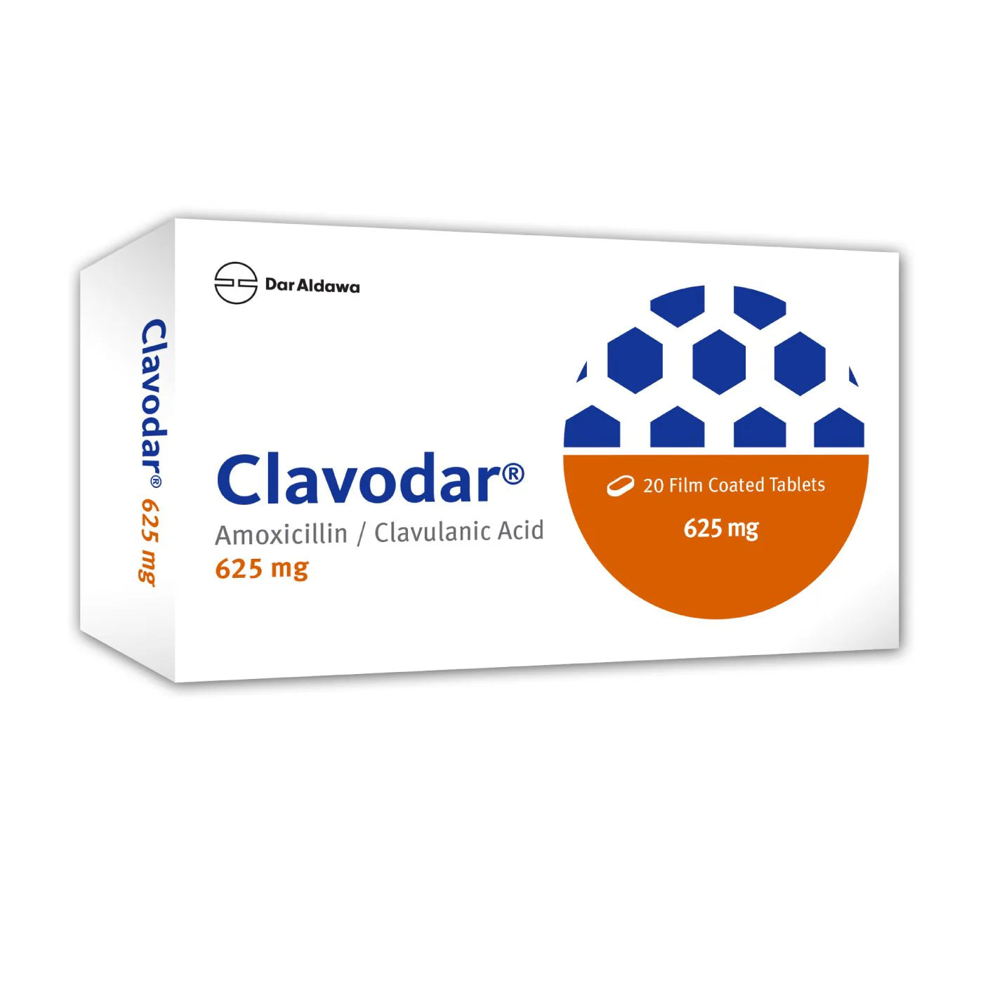 Clavodar 625mg Tablets 20'S