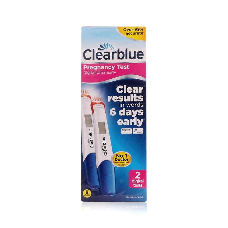 CLEARBLUE DIGITAL ULTRA EARLY PREGNANCY TEST 2'S