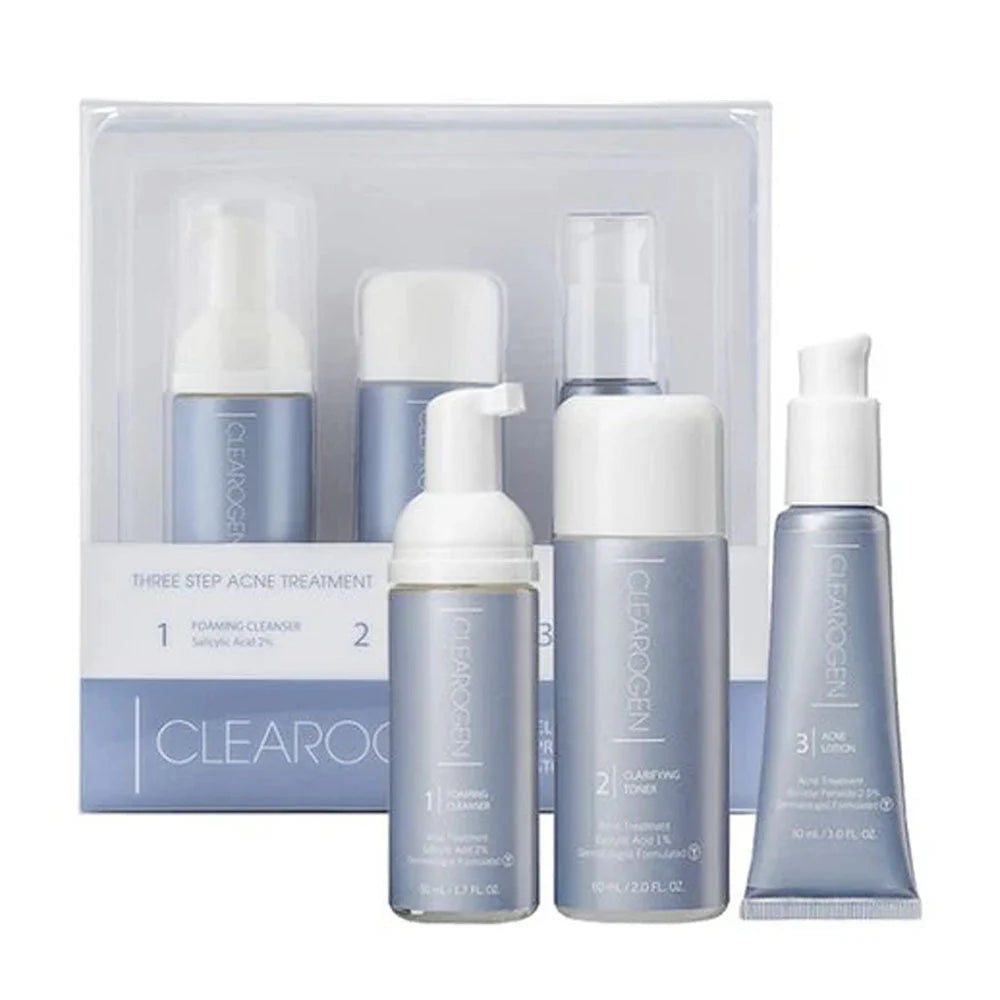 Clearogen 3 Step Acne Blemish Sulfur 3% One Month Set 3'S