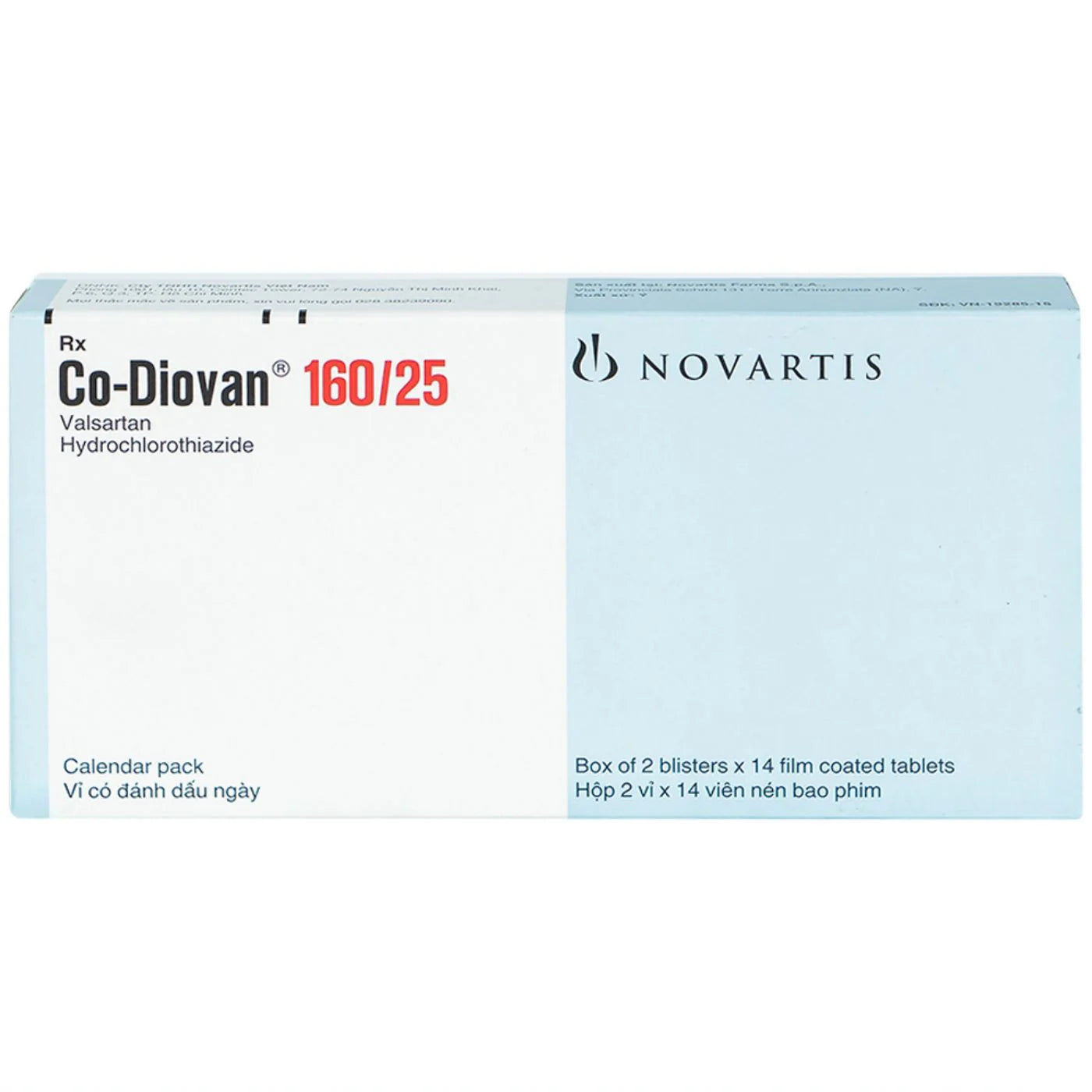 Co-Diovan 160/25 Tablets 28'S
