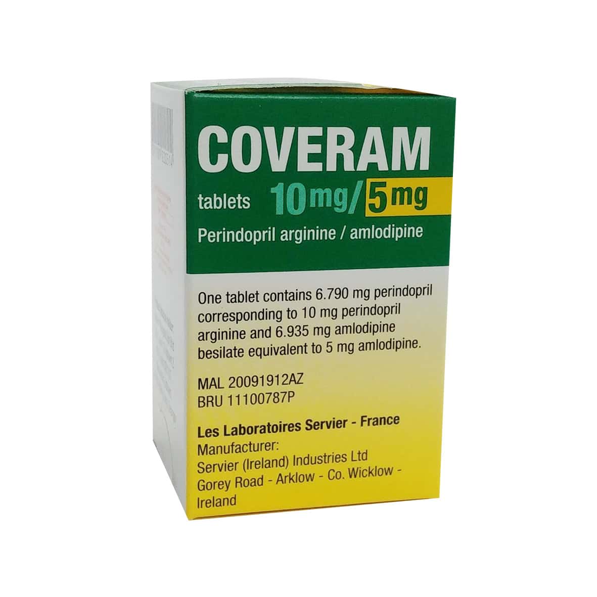Coveram 10Mg/5Mg Tablets 30'S