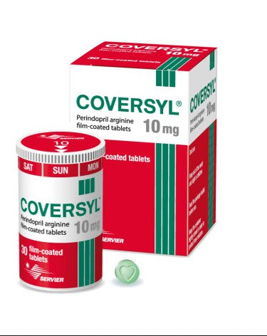 COVERSYL 10MG TABLETS 30'S