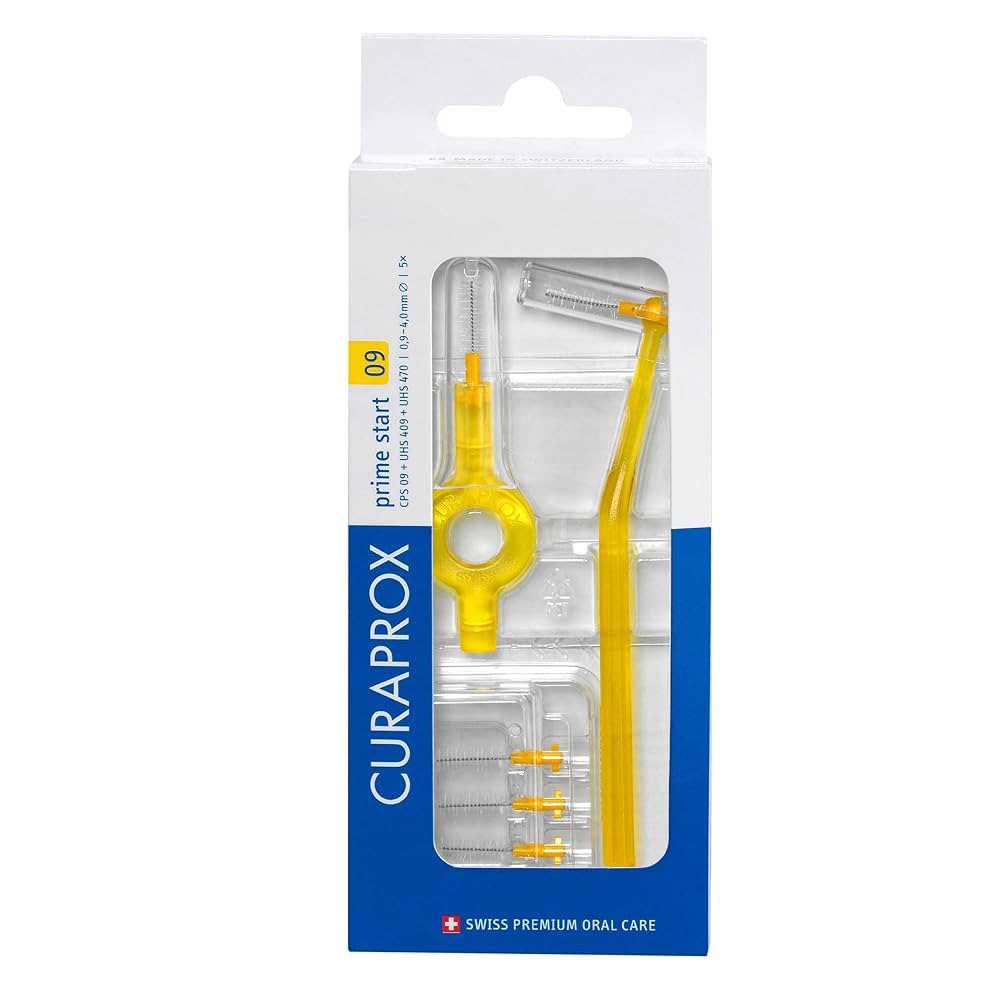 Curaprox Prime Plus Cps09 Interdental Brush With Yellow Holder