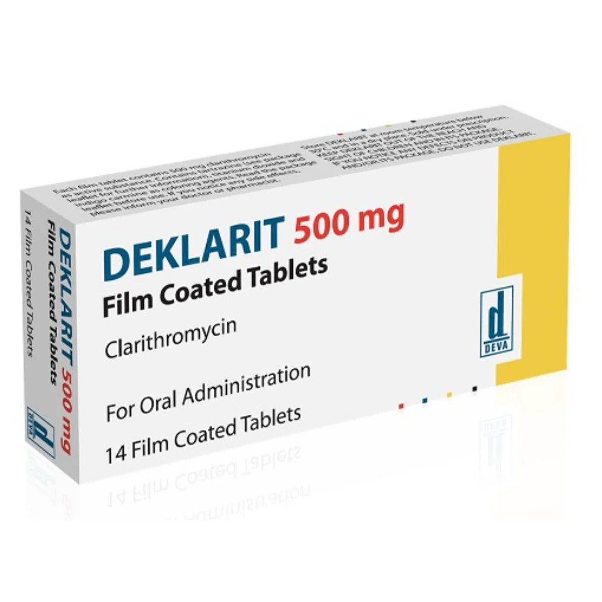 Deklarit 500mg Tab 14'S