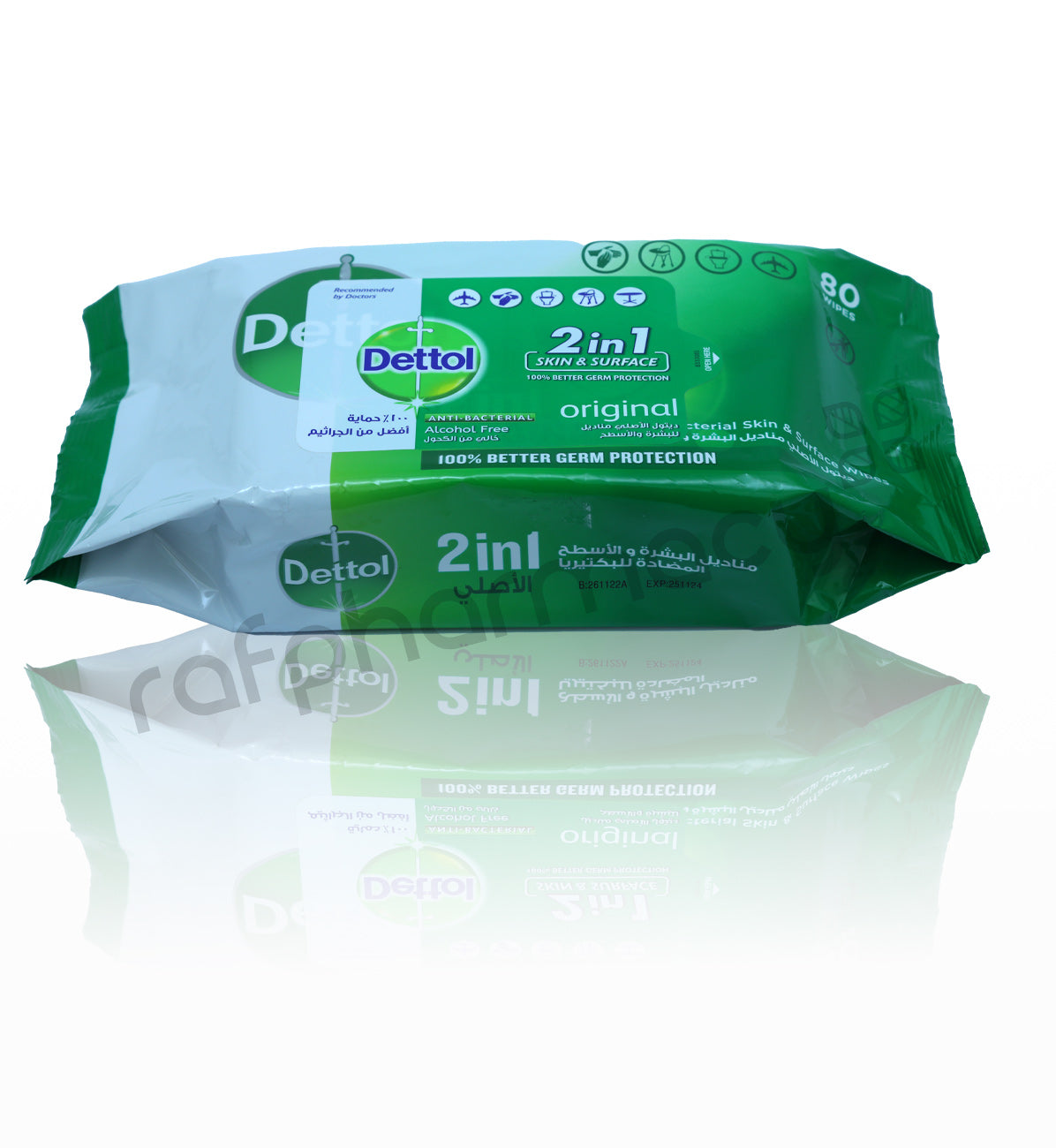 DETTOL ANTI BACTERIAL WIPES 20'S