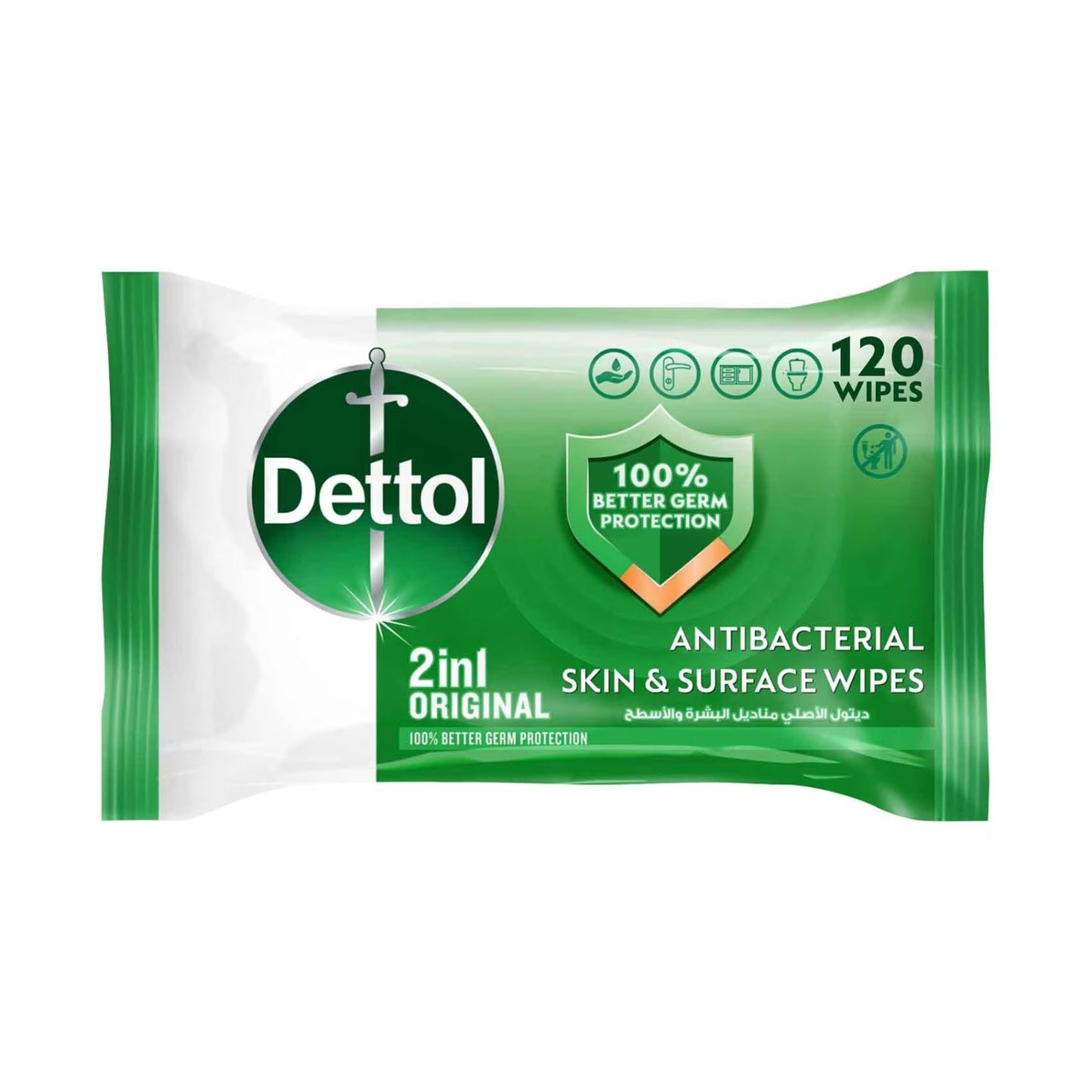 DETTOL ORIGINAL WIPES 120'S