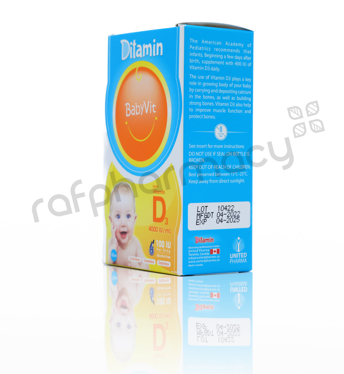 DITAMIN BABYVIT VITAMIN D3 100 IU DROPS 10ML