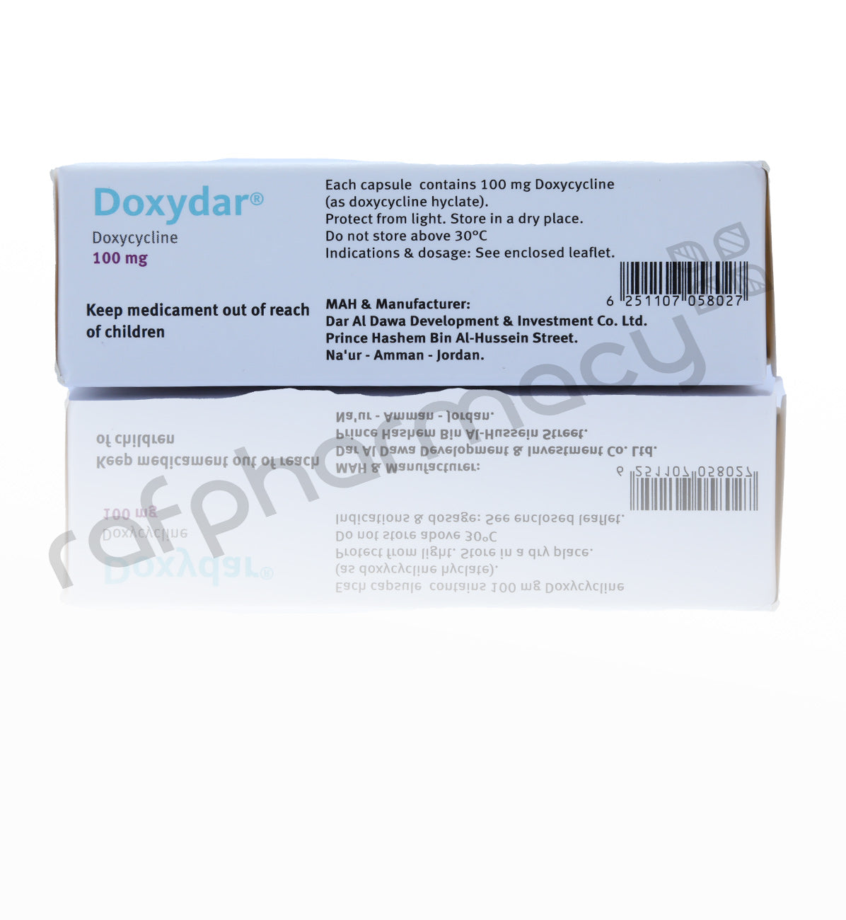 DOXYDAR 100MG CAPSULE 8'S